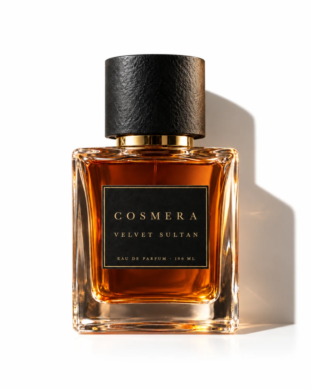 Velvet Sultan bottle with its notes